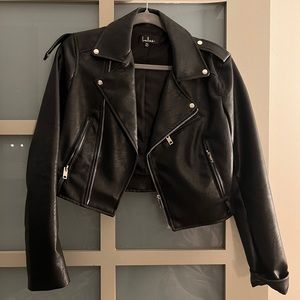 Lulu’s Faux Leather Biker Jacket